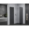 Mexen Pretoria cabine de douche battante 90 x 90 cm, graphite, chrome - 852-090-090-01-40