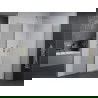 Mexen Pretoria Duo cabine de douche pivotante 70 x 70 cm, transparent, chrome - 852-070-070-02-00