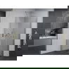 Mexen Pretoria Duo cabine de douche pivotante 70 x 70 cm, transparent, chrome - 852-070-070-02-00
