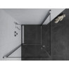 Mexen Pretoria Duo cabine de douche à charnières 80 x 80 cm, transparent, chrome - 852-080-080-02-00