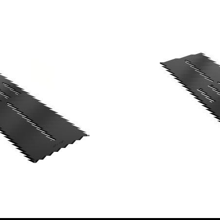 Mexen Toro cache de receveur de douche 130-160 cm, noire - 43920070