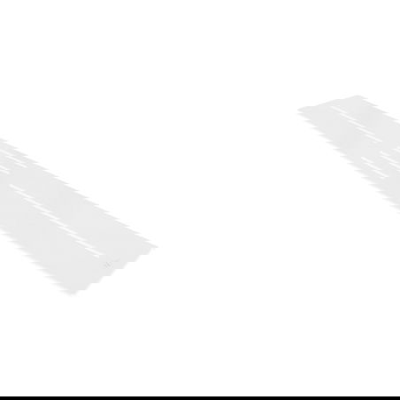 Mexen Toro cache pour receveur de douche 170-200 cm, blanc - 43930020