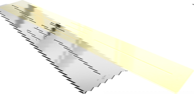 Mexen Toro cache pour receveur de douche 170-200 cm, or - 43930050