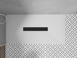 Mexen Toro cache de receveur de douche 130-160 cm, noire - 43920070