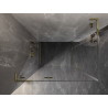 Mexen Lunar L Duo cabine de douche pivotante gauche 120 x 115 cm, transparent, or - 834L-120L-115P-50-00