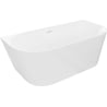 Mexen Oval Slim baignoire autoportante murale 170 x 80 cm, blanc, trop-plein blanc - 52661708000-20