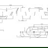 Mexen Dora baignoire autoportante 150 x 75 cm, blanc, trop-plein nickel brossé - 52071507500-97