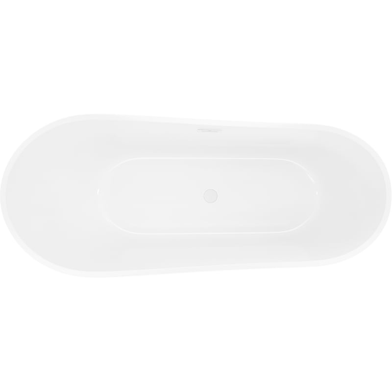 Mexen Dora baignoire autoportante 160 x 75 cm, blanche, trop-plein blanc - 52071607500-20