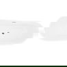 Baignoire autoportante Mexen Dora 160 x 75 cm, blanc/noir, trop-plein chrome - 52071607575-01