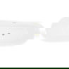 Mexen Dora baignoire autoportante 170 x 75 cm, blanc/noir, trop-plein doré brossé- 52071707575-55
