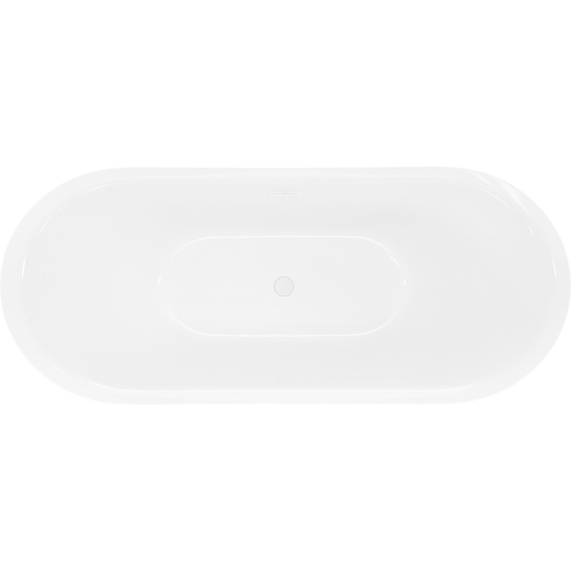 Mexen Lotos baignoire autoportante 150 x 75 cm, blanche, trop-plein blanc - 52051507700-20
