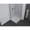 Mexen Pretoria cabine de douche pivotante 80 x 80 cm, transparent, chrome + receveur plat - 852-080-080-01-00-4010