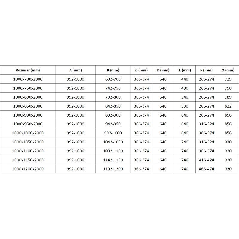 Mexen Lunar L Duo cabine de douche pivotante gauche 100 x 90 cm, transparent, or rose - 834L-100L-090P-60-00
