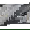 Mexen Pretoria cabine de douche pivotante 100 x 70 cm, transparent, chrome + receveur plat - 852-100-070-01-00-4010