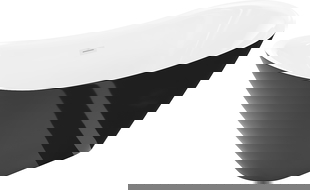 Mexen Lotos baignoire autoportante 170 x 75 cm, blanc/noir, trop-plein blanc - 52051707775-20