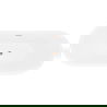Mexen Lotos baignoire autoportante 170 x 75 cm, blanc/noir, trop-plein cuivre brossé - 52051707775-65
