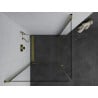 Mexen Pretoria Duo cabine de douche pivotante 90 x 90 cm, transparent, or - 852-090-090-50-00-02