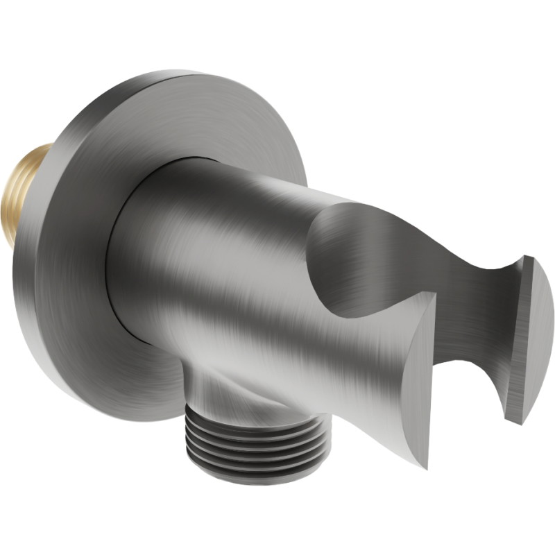 Mexen Kai raccord d'angle, gris canon brossé - 79301-66