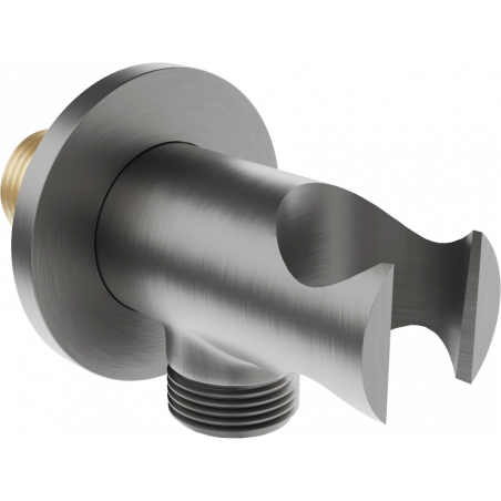 Mexen Kai raccord d'angle, gris canon brossé - 79301-66