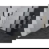 Mexen Pretoria Duo cabine de douche pliante 90 x 90 cm, transparent, noir - 852-090-090-70-00-02