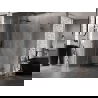 Mexen Lunar Duo cabine de douche pivotante 100 x 80 cm, transparent, gris canon brossé - 834-100L-080P-66-00