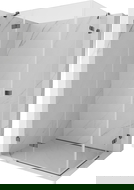 Mexen Lunar Duo cabine de douche pivotante gauche 100 x 90 cm, transparente, gris canon brossé - 834-100L-090P-66-00