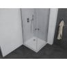 Mexen Pretoria Duo cabine de douche pivotante 90 x 90 cm, transparent, chrome + receveur plat - 852-090-090-01-02-4010