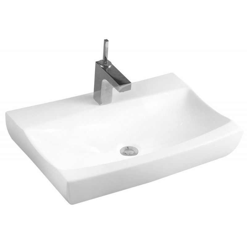 Mexen Sally lavabo de comptoir 62 x 40 cm, Blanc - 21076200