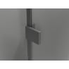 Mexen Lunar Duo cabine de douche pivotante gauche 110 x 75 cm, transparent, gun gray brossé - 834-110L-075P-66-00
