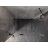 Mexen Lunar Duo cabine de douche pivotante gauche 110 x 75 cm, transparent, gun gray brossé - 834-110L-075P-66-00