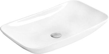 Mexen Nina lavabo de comptoir 69 x 39 cm, Blanc - 21187000