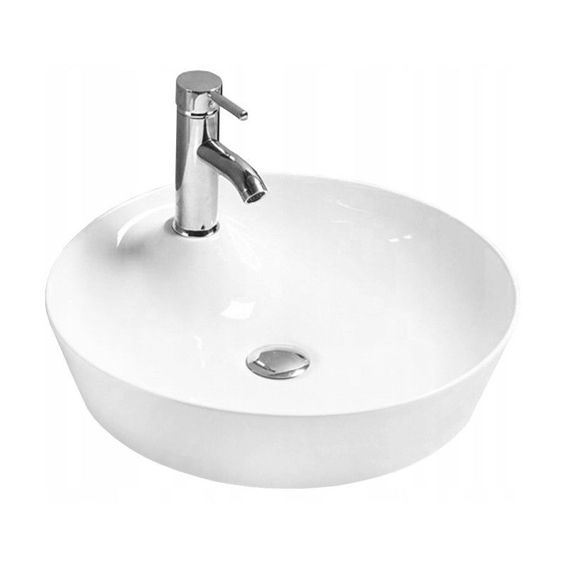 Mexen Arlena lavabo de comptoir 43 x 43 cm, Blanc - 21264300