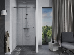 Mexen Apia portes de douche coulissantes 150 cm, transparent, chrome - 845-150-000-01-00