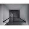 Mexen Apia portes de douche coulissantes 130 cm, transparentes, noires - 845-130-000-70-00