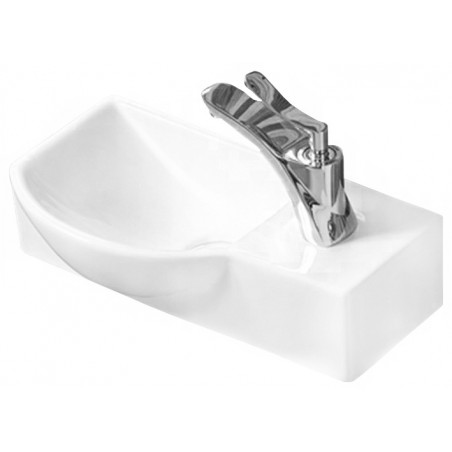 Mexen Hugo lavabo à poser à gauche 40 x 22 cm, blanc - 21254000L
