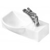 Mexen Hugo lavabo à poser à gauche 40 x 22 cm, blanc - 21254000L