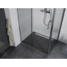 Mexen Apia cabine de douche coulissante 90 x 70 cm, transparent, chrome - 840-090-070-01-00