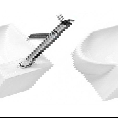 Mexen Hugo lavabo de comptoir gauche 50 x 23 cm, Blanc - 21255000L