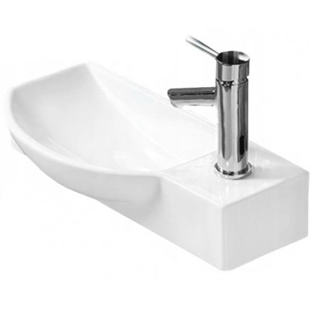 Mexen Hugo lavabo sur plan gauche 50 x 23 cm, blanc - 21255000L