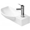 Mexen Hugo lavabo sur plan gauche 50 x 23 cm, blanc - 21255000L