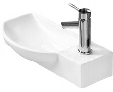 Mexen Hugo lavabo sur plan gauche 50 x 23 cm, blanc - 21255000L