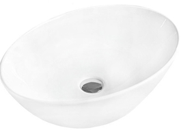 Mexen Marina lavabo de comptoir 56 x 38 cm, Blanc - 21195600