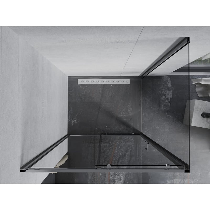 Mexen Apia cabine de douche coulissante 100 x 70 cm, transparent, chrome - 840-100-070-01-00