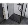 Mexen Apia cabine de douche coulissante 105 x 100 cm, transparent, noir - 840-105-100-70-00