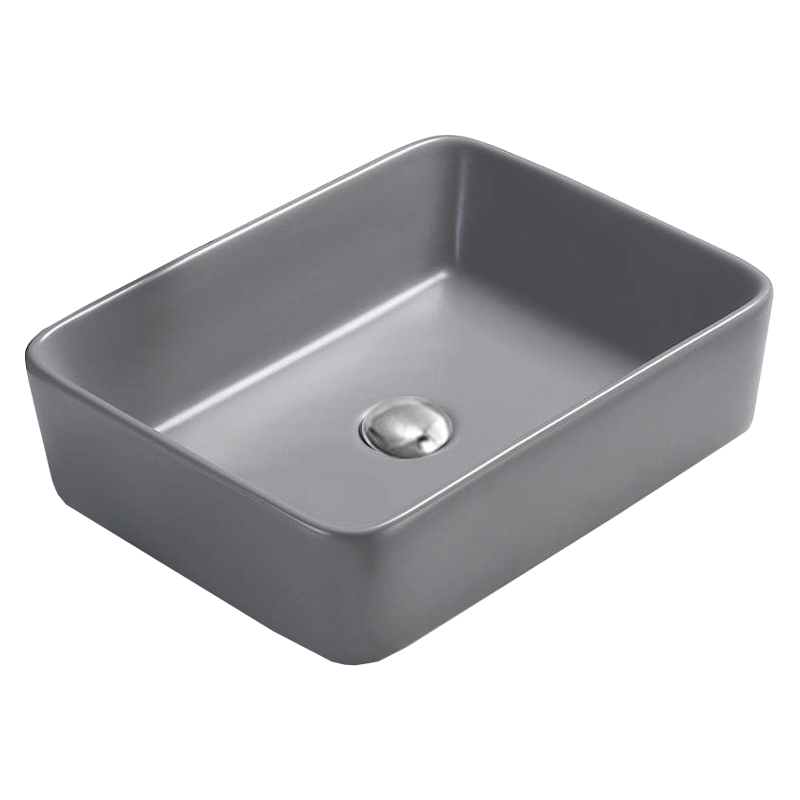 Mexen Catia lavabo sur plan 48 x 37 cm, gris clair mat - 21314861