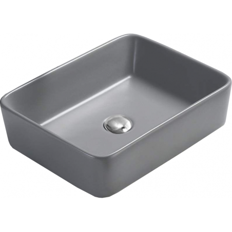 Mexen Catia lavabo sur plan 48 x 37 cm, gris clair mat - 21314861
