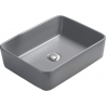 Mexen Catia lavabo de comptoir 48 x 37 cm, Gris clair mat - 21314861