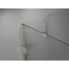 Mexen Lunar Duo cabine de douche battante gauche 120 x 105 cm, transparent, nickel brossé - 834-120L-105P-97-00