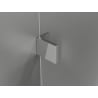 Mexen Lunar L cabine de douche battante gauche 80 x 80 cm, transparent, chrome - 834L-080-080-01-00-L