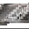 Mexen Lunar L cabine de douche à battant gauche 90 x 80 cm, transparent, chrome - 834L-090-080-01-00-L